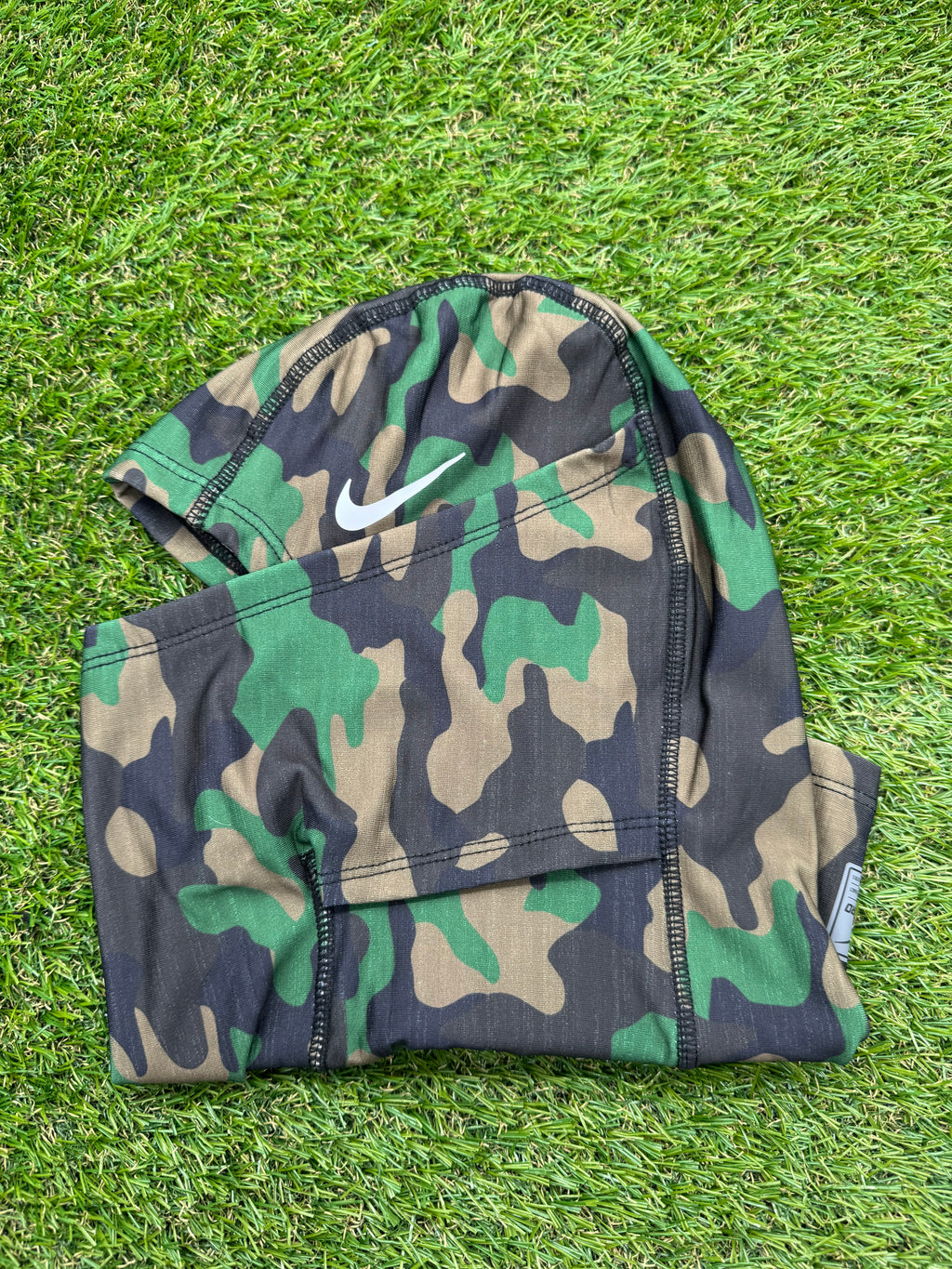 Nike Pro Therma-Fit Hyperwarm Hood Ski Mask Camo Green