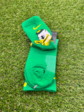 Nike Elite NBA DRI-FIT Green Oregon Crew Socks Large