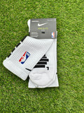 Nike Elite NBA DRI-FIT Black & White Crew Socks Large