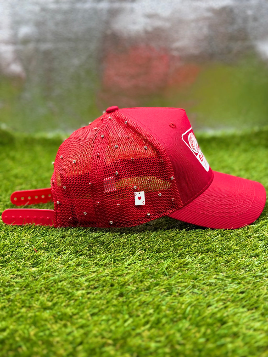 Ace Pro White & Red Stones