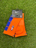 Nike Elite NBA Orange & Blue Crew Socks Large