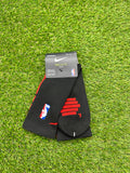 Nike Elite NBA DRI-FIT Red & White Crew Socks Large